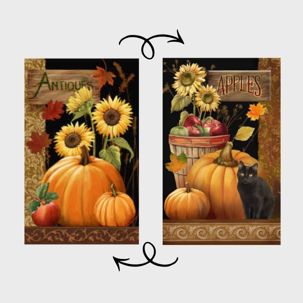 CLEARANCE New Autumn Double Sided Garden Flag